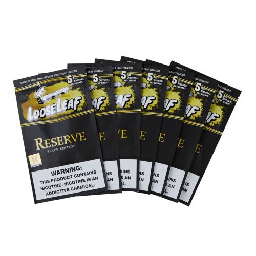 Reserve Black Edition LooseLeaf 5-Pack Wraps